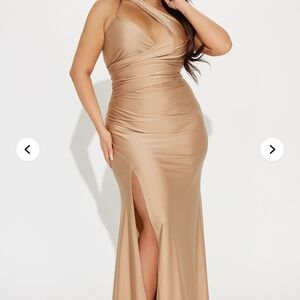 Elegant Tan Dress